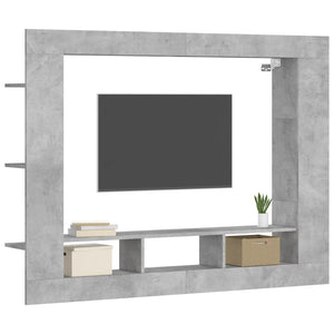 Mobile Porta TV Grigio Cemento 152x22x113 cm Legno Multistratocod mxl 118851