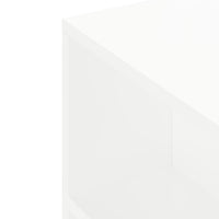 Mobile Porta TV Bianco Lucido 102x34,5x43 cm Legno Multistrato 833744