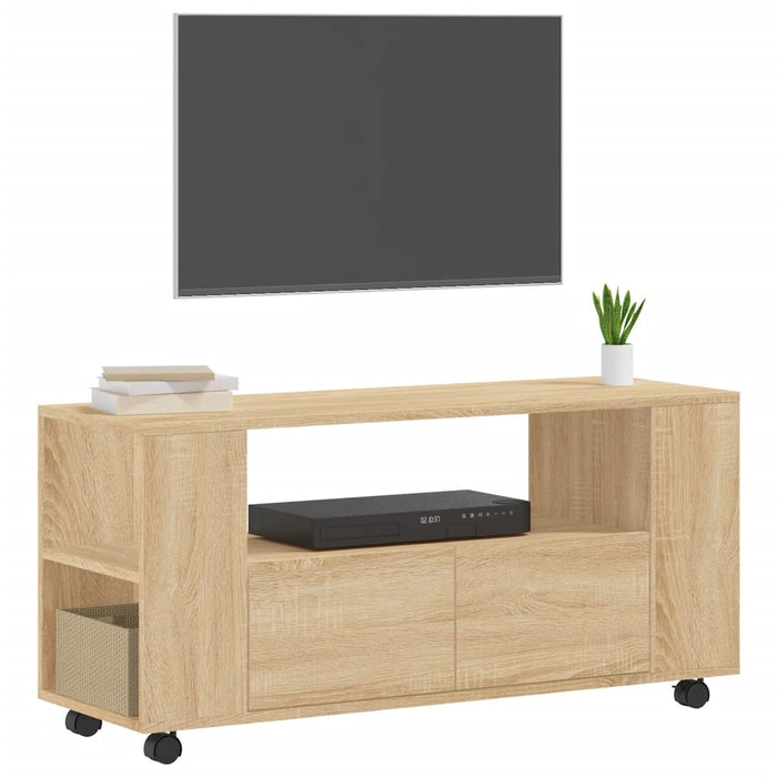 Mobile TV Rovere Sonoma 102x34,5x43 cm in Legno Multistrato 833745