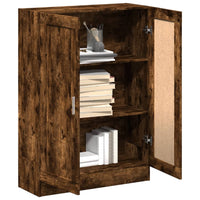 Libreria Rovere Fumo 82,5x30,5x115 cm in Legno Multistrato 833786