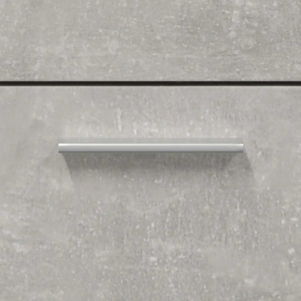 Mobile da Bagno con Specchio-Armadietto a Specchio da Bagno Grigio Cemento Legno Multistrato 169809