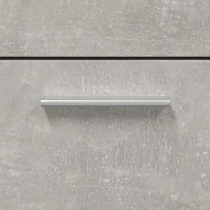 Mobile da Bagno con Specchio-Armadietto a Specchio da Bagno Grigio Cemento Legno Multistrato 169809