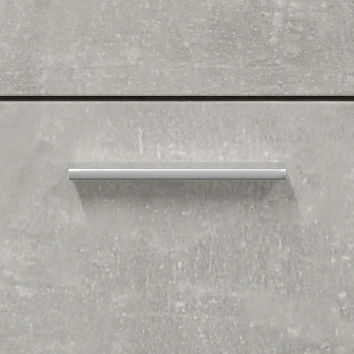 Mobile da Bagno con Specchio-Armadietto a Specchio da Bagno Grigio Cemento Legno Multistrato 169809