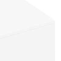 Tavolino da Salotto Bianco 100x49,5x31 cm in Legno Multistrato 833889