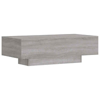 Tavolino Salotto-Tavolino da Soggiorno Grigio Sonoma 100x49,5x31 cm Legno Multistrato