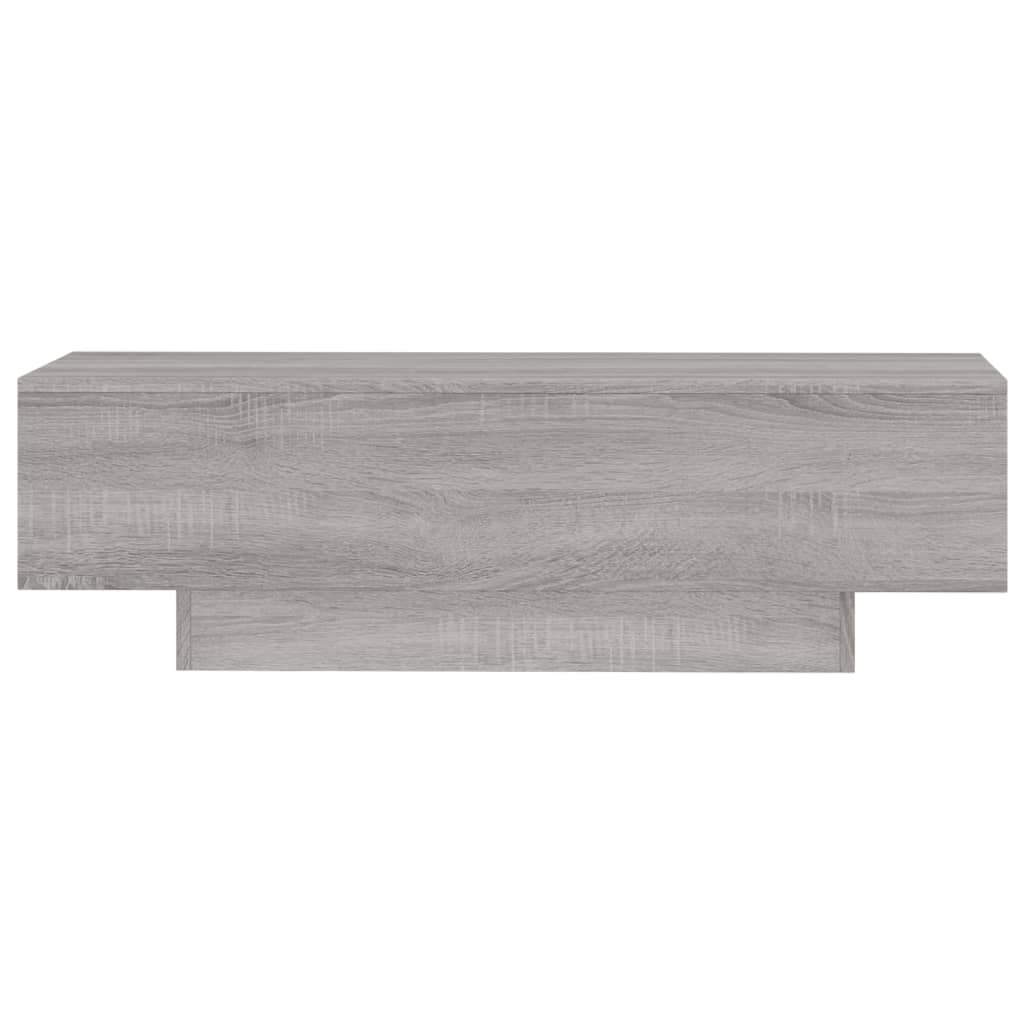 Tavolino Salotto Grigio Sonoma 100x49,5x31 cm Legno Multistrato 833894
