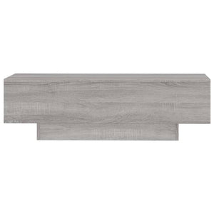 Tavolino Salotto Grigio Sonoma 100x49,5x31 cm Legno Multistrato 833894