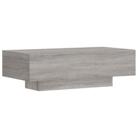 Tavolino Salotto Grigio Sonoma 100x49,5x31 cm Legno Multistrato 833894