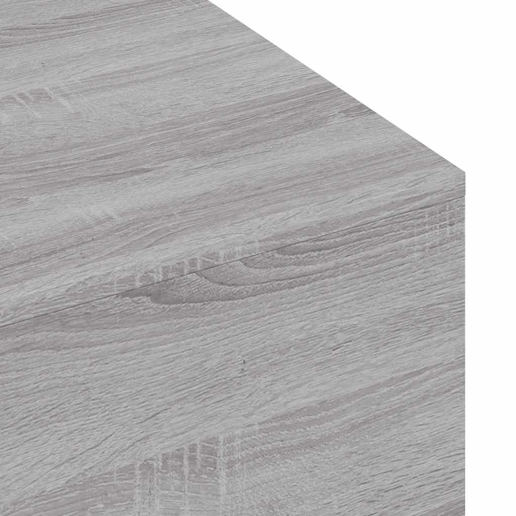 Tavolino Salotto Grigio Sonoma 100x49,5x31 cm Legno Multistrato 833894