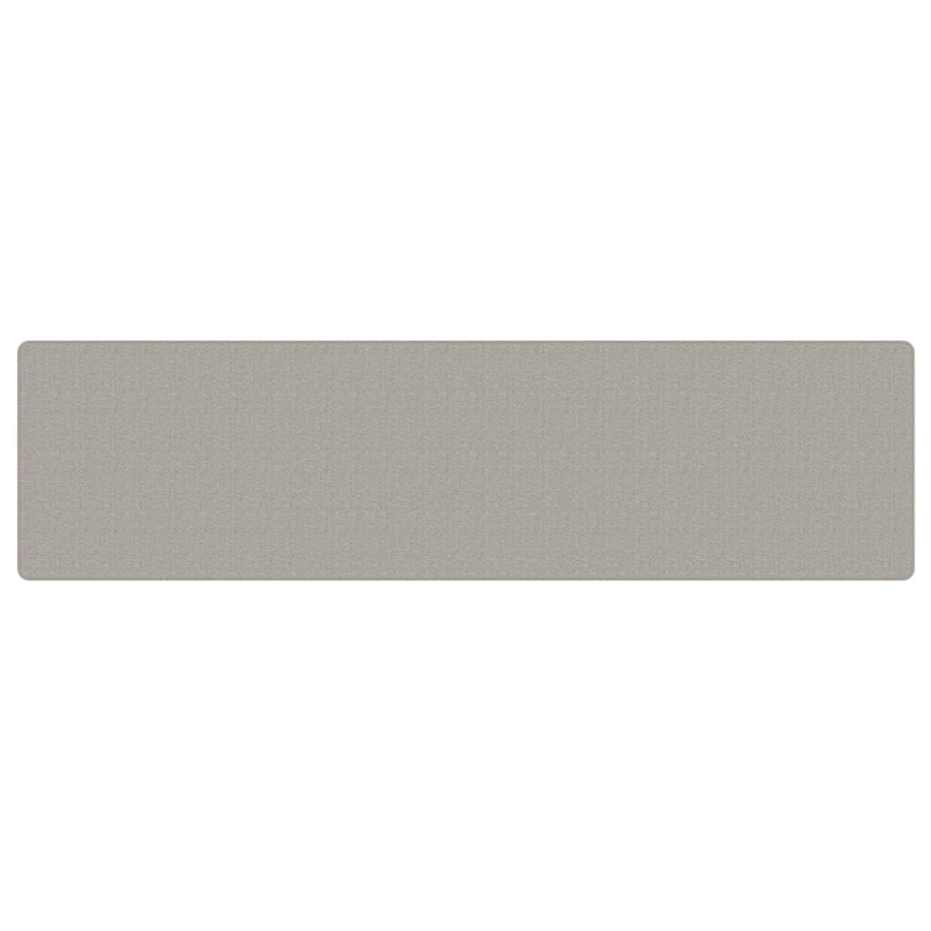 Tappeto Corsia Aspetto Sisal Tortora 80x300 cm 355772