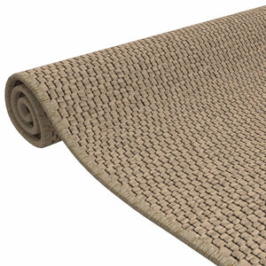 Tappeto Corsia Aspetto Sisal Sabbia 50x100 cm 355784