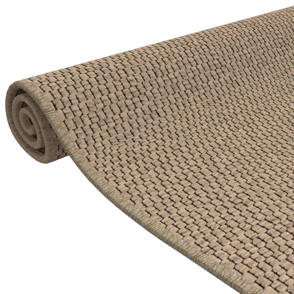 Tappeto Corsia Aspetto Sisal Sabbia 50x150 cm 355785