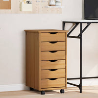 Armadietto Rotante con Cassetti MOSS Miele Legno Massello Pinocod mxl 81911