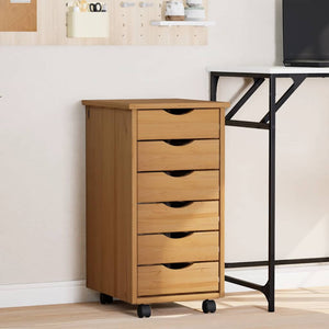 Armadietto Rotante con Cassetti MOSS Miele Legno Massello Pinocod mxl 81911