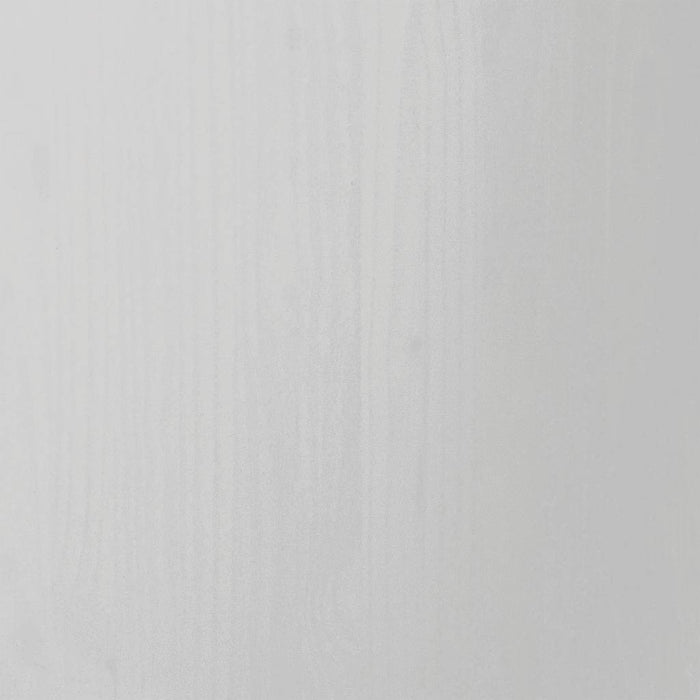 Armadietto Rotante con Cassetti MOSS Bianco Legno Massello Pino 355889