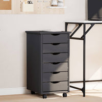 Armadietto Rotante con Cassetti MOSS Grigio Legno Massello Pino