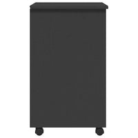 Armadietto Rotante con Cassetti MOSS Grigio Legno Massello Pino 355893