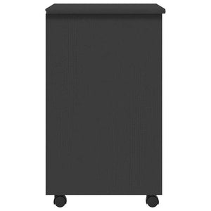 Armadietto Rotante con Cassetti MOSS Grigio Legno Massello Pino 355893