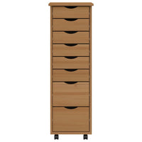 Armadietto Rotante con Cassetti MOSS ambra Legno Massello Pino 355894