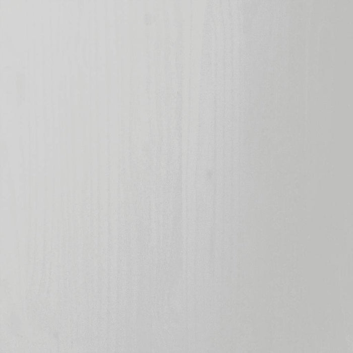 Armadietto Rotante con Cassetti MOSS Bianco Legno Massello Pino 355895