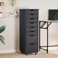 Armadietto Rotante con Cassetti MOSS Grigio Legno Massello Pinocod mxl 105822