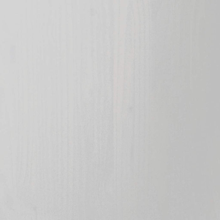 Armadietto Rotante con Cassetti MOSS Bianco Legno Massello Pino 355898