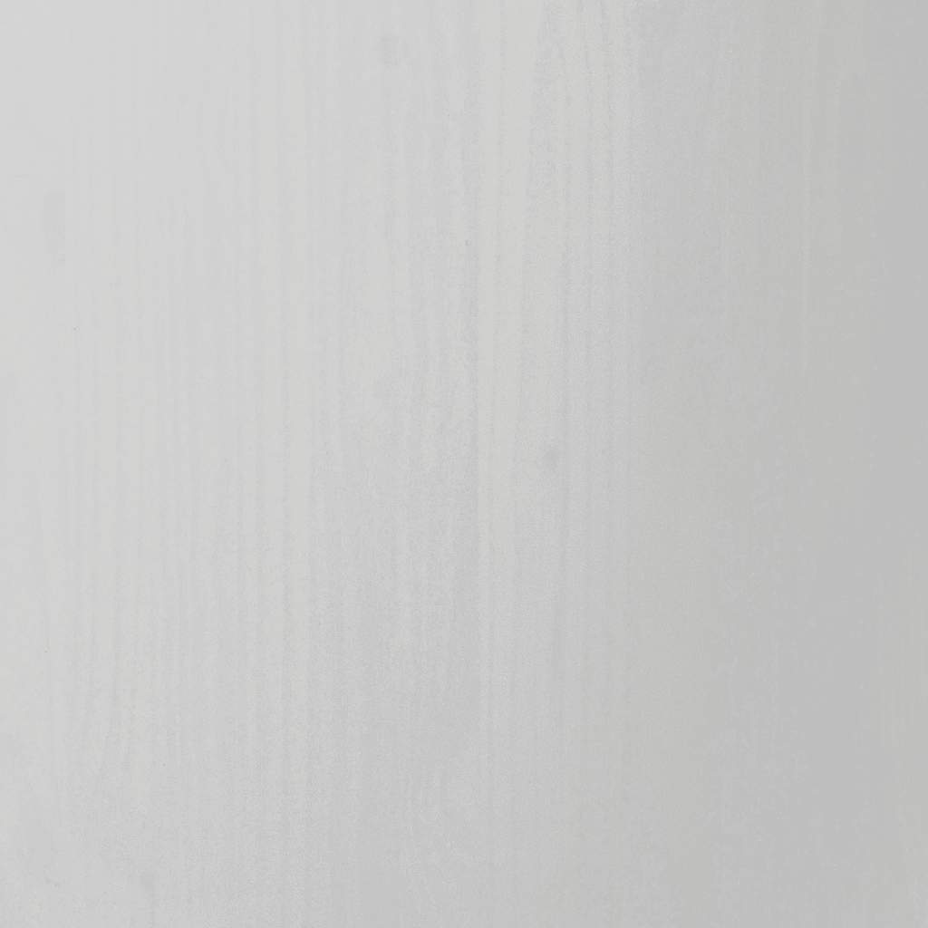 Armadietto Rotante con Cassetti MOSS Bianco Legno Massello Pino 355904