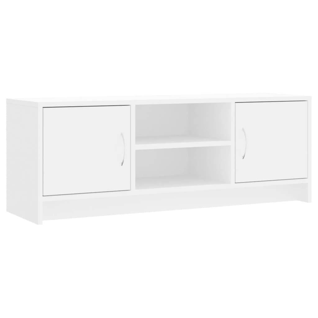 Mobile Porta TV-Mobile per TV-Credenza TV Bianco 102x30x37,5 cm in Legno Multistrato