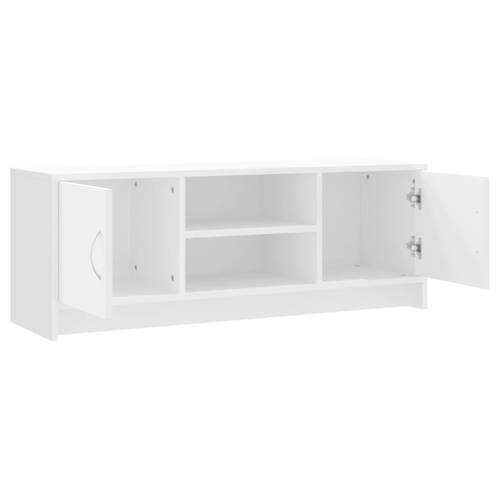 Mobile Porta TV-Mobile per TV-Credenza TV Bianco 102x30x37,5 cm in Legno Multistrato