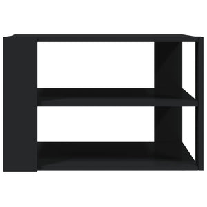 Tavolino da Salotto Nero 59,5x59,5x40 cm in Legno Multistrato 834246