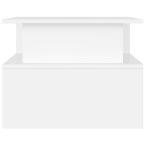 Tavolino da Salotto Bianco 90x55x42,5 cm in Legno Multistrato