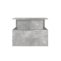 Tavolino Salotto Grigio Cemento 90x55x42,5 cm Legno Multistrato 834281