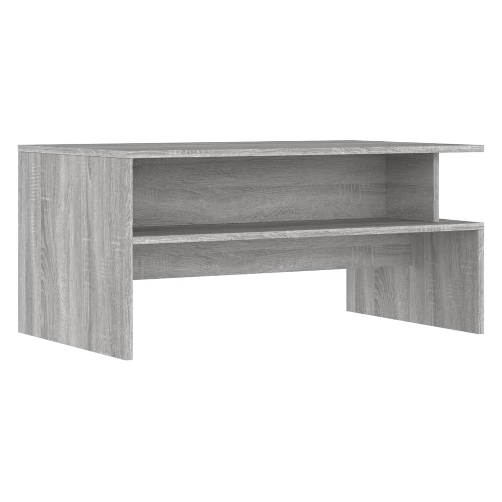 Tavolino Salotto-Tavolino da Soggiorno Grigio Sonoma 90x55x42,5 cm Legno Multistrato
