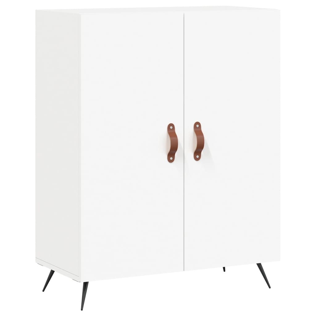 Credenza Bianca 69,5x34x180 cm in Legno Multistrato 3189221