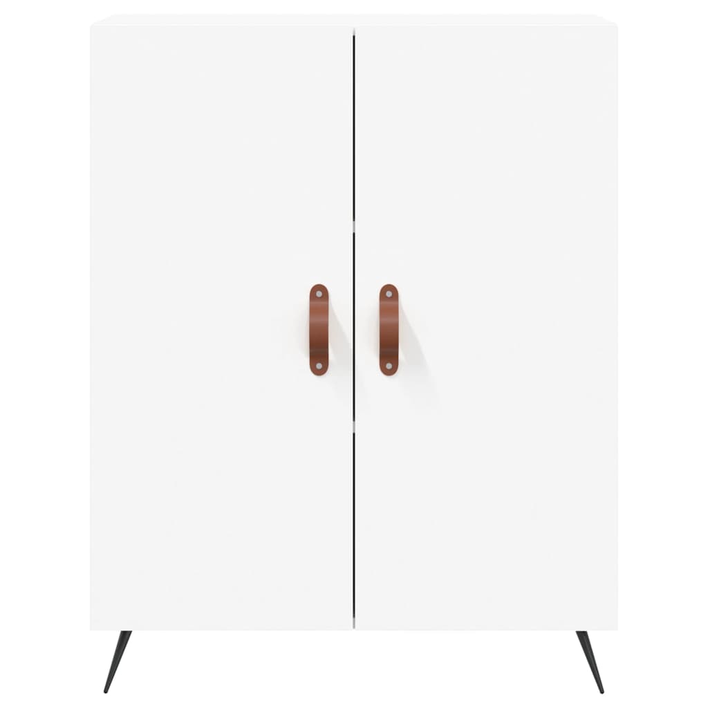 Credenza Bianca 69,5x34x180 cm in Legno Multistrato 3189221