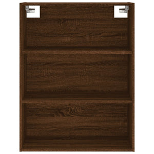 Credenza Rovere Marrone 69,5x34x180 cm in Legno Multistrato 3189236