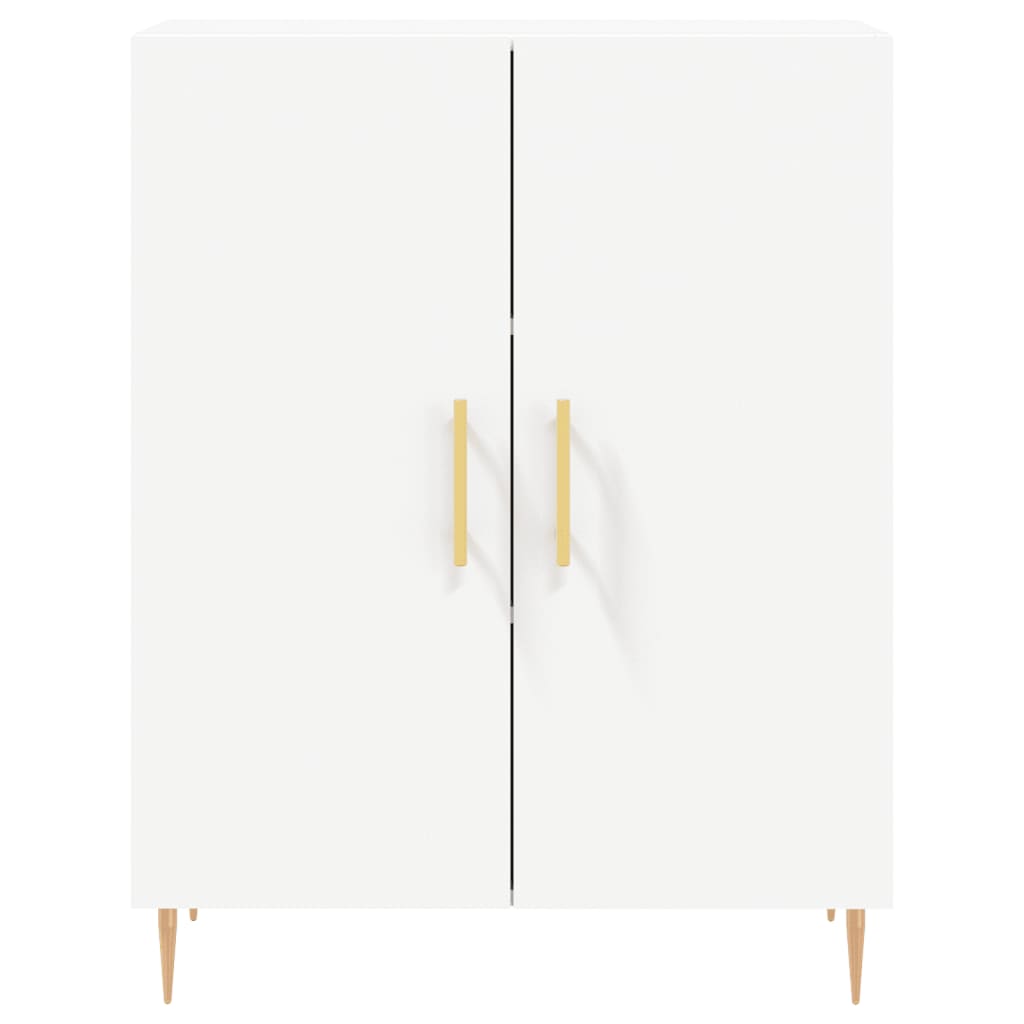 Credenza Bianca 69,5x34x180 cm in Legno Multistrato 3189237