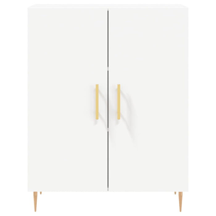 Credenza Bianca 69,5x34x180 cm in Legno Multistrato 3189237