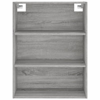 Credenza-Buffet-Armadio da cucina Grigio Sonoma 69,5x34x180 cm in Legno Multistrato 451503