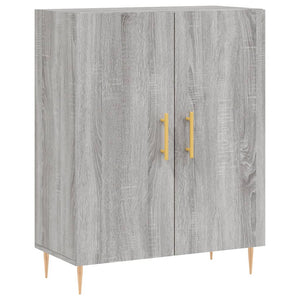 Credenza-Buffet-Armadio da cucina Grigio Sonoma 69,5x34x180 cm in Legno Multistrato 451503