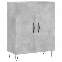 Credenza Grigio Cemento 69,5x34x180 cm in Legno Multistrato 3189249