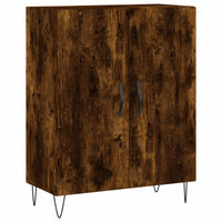 Credenza Rovere Fumo  69,5x34x180 cm in Legno Multistrato 3189250