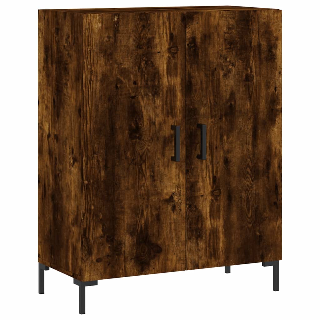 Credenza Rovere Fumo  69,5x34x180 cm in Legno Multistrato 3189258