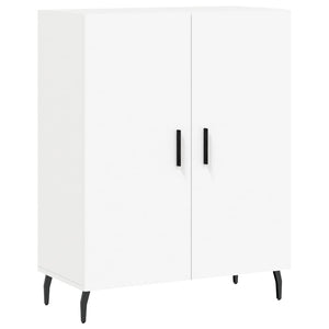 Credenza cassettiera mobile contenitore organizer cucina soggiorno salotto alto 695 x 34 x 180 cm legno ingegnerizzato bianco 02_0032742