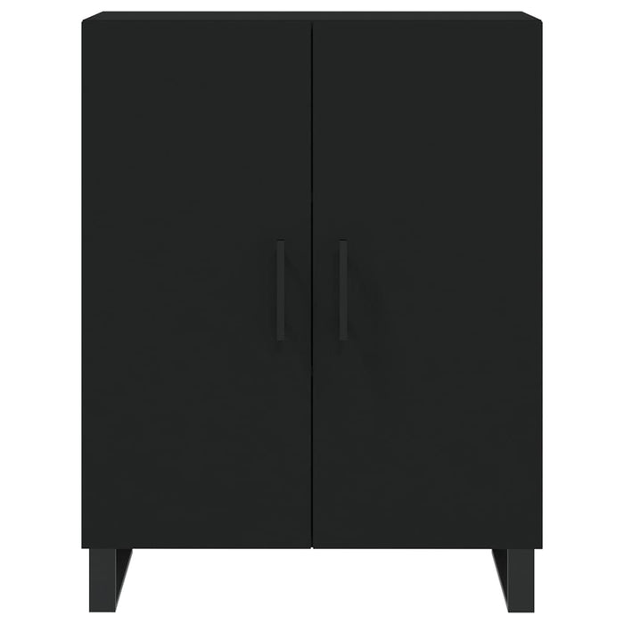Credenza Nera 69,5x34x180 cm in Legno Multistrato 3189278
