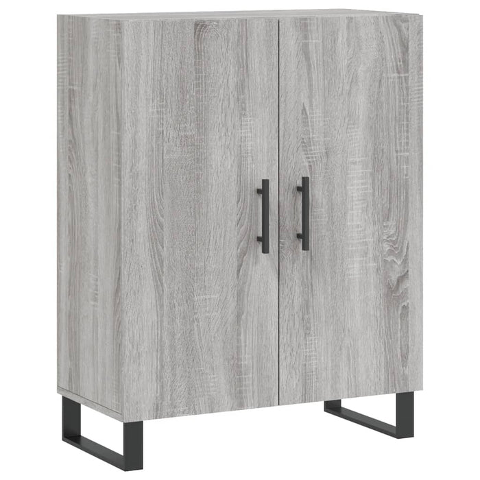 Credenza Grigio Sonoma 69,5x34x180 cm in Legno Multistrato 3189283