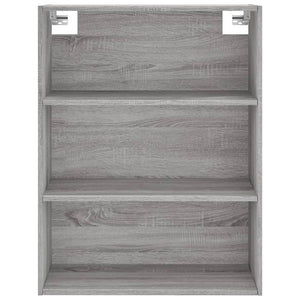 Credenza Grigio Sonoma 69,5x34x180 cm in Legno Multistrato 3189291