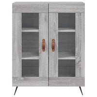 Credenza Grigio Sonoma 69,5x34x180 cm in Legno Multistrato 3189291