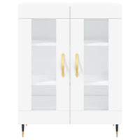 Credenza Bianca 69,5x34x180 cm in Legno Multistrato 3189293