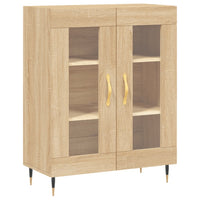 Credenza Rovere Sonoma 69,5x34x180 cm in Legno Multistrato 3189296